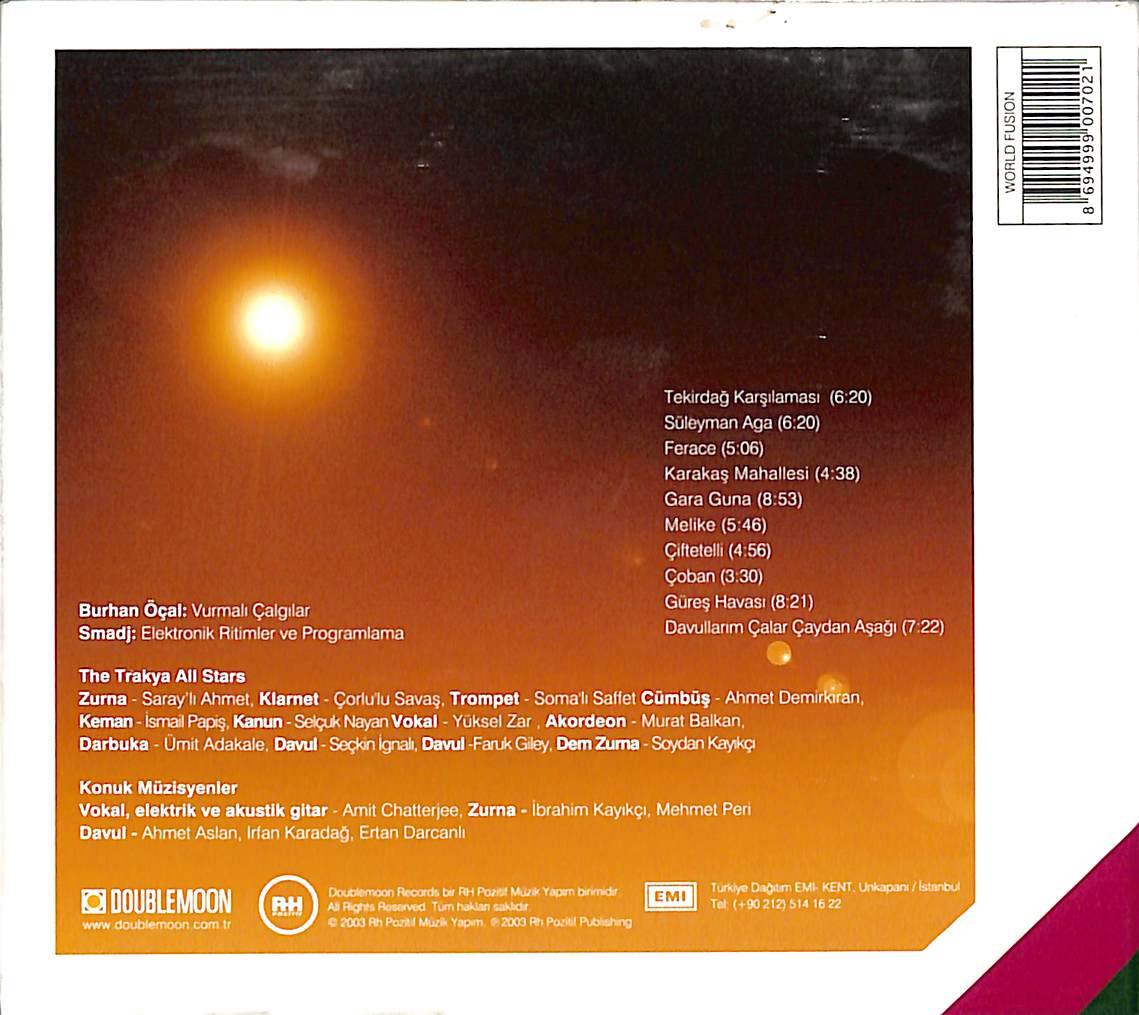 Burhan Öçal &The Trakya All Star - Kırklareli İl Sınırı CD (İkinci El) CD4554 - 2