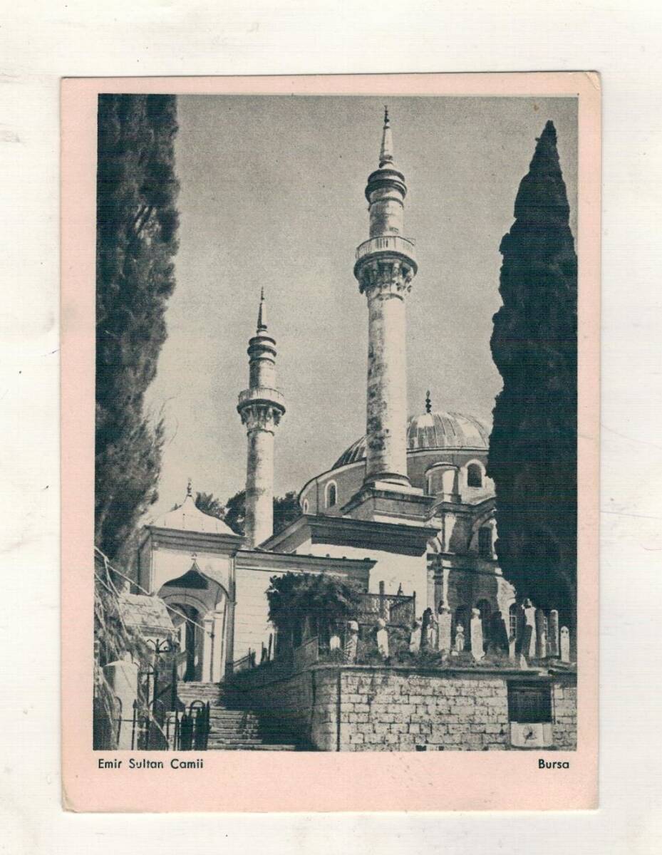 BURSA Emir Sultan Camii Dönem Kartpostal #KRT24070 - 3