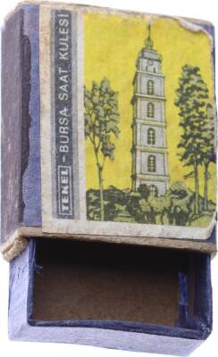 Bursa Saat Kulesi Malazlar Eski Kibrit Kutusu AOB2205 - 11