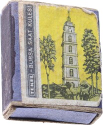 Bursa Saat Kulesi Malazlar Eski Kibrit Kutusu AOB2205 - 7