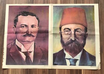 Bursalı Tahir Bey - Tevfik Fikret Büyük Boy Poster GZ119335 - 1