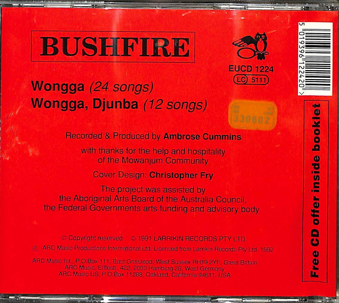 Bushfire - Traditional Aboriginal Music CD (İkinci El) CD4641 - 2