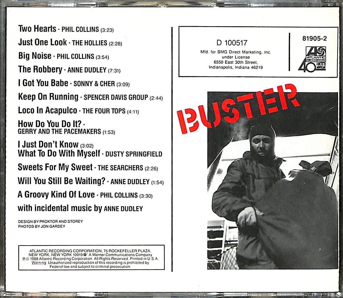 Buster - The Original Motion Picture Soundtrack CD (İkinci El) CD5321 - 2