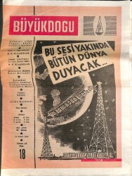 BÜYÜK DOĞU DERGİSİ Necip Fazıl Kısakürek Sayı18, 10 Şubat 1950 -Edebi Siyasi Mecmua Haftalık Dergi NDR73851 - Gökçekoleksiyon