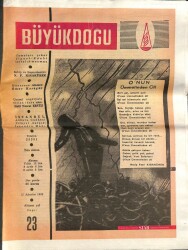 BÜYÜK DOĞU DERGİSİ Necip Fazıl Kısakürek Sayı23, 25 Ağustos 1950 -Edebi Siyasi Mecmua Haftalık Dergi NDR73854 - Gökçekoleksiyon