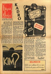 BÜYÜK DOĞU DERGİSİ - Siyasi ve Edebi Mecmua Sayı5 - 20 Ekim 1965 Şükrü Koç Yazarı Fethi Tevetoğlu, Alyans Apartmanları Ve Alyanslar (İlk Basım) NDR66837 - 2