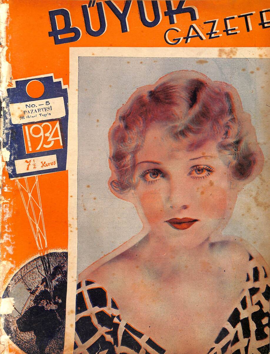 Büyük Gazete 26 Kasım 1934 Sayı : 5 NDR100314 - 1