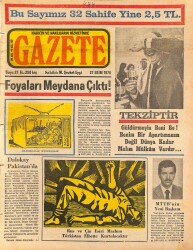BÜYÜK GAZETE Sayı26 - 27 Ekim 1976 - Dalokay Pakistanda NDR69148 - Gökçekoleksiyon