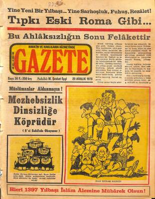 BÜYÜK GAZETE Sayı36 29 Aralık 1976 - Midhat Bahar Bey NDR69151 - 1