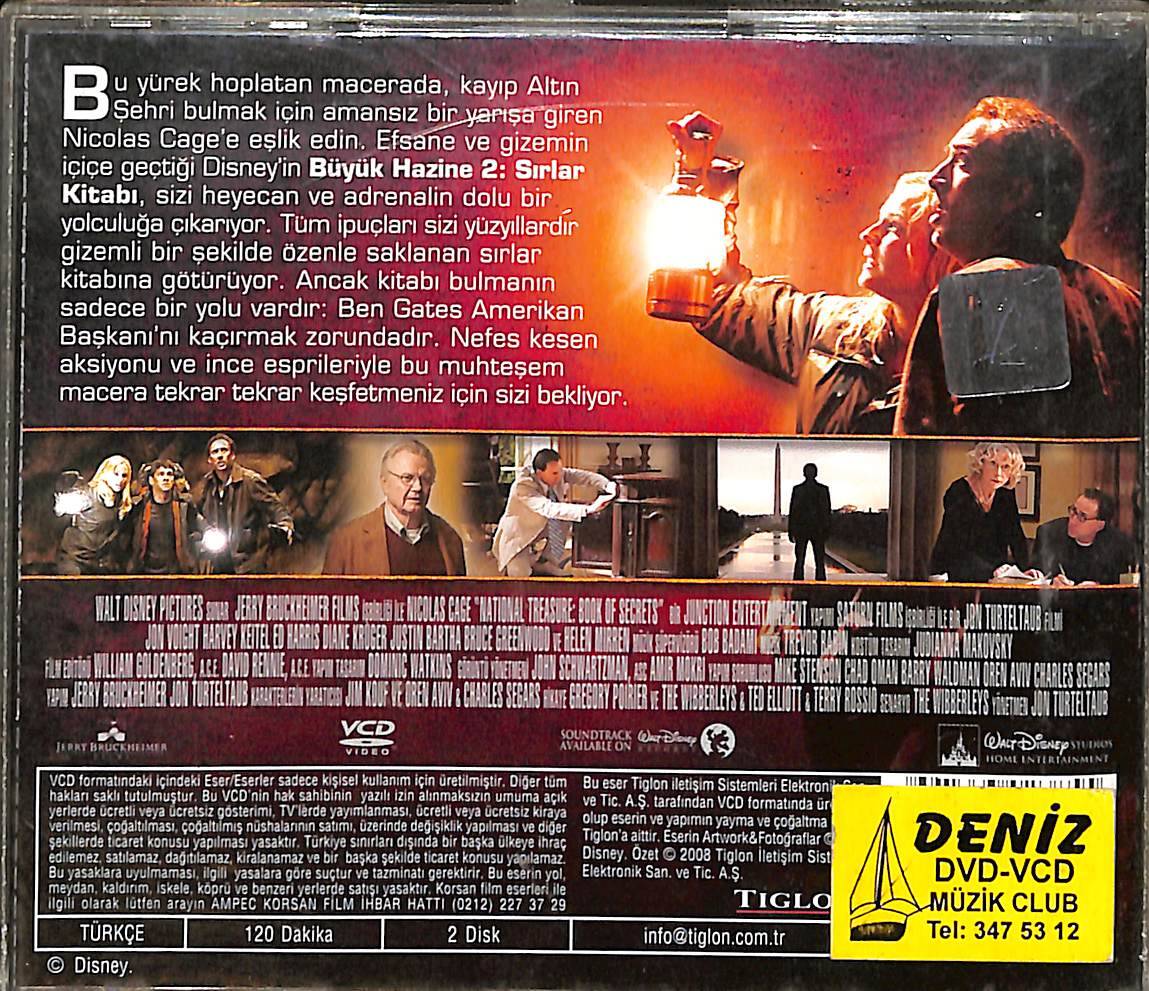 Büyük Hazine 2 – Sırlar Kitabı Orijinal VCD Film VCD28546 - 2