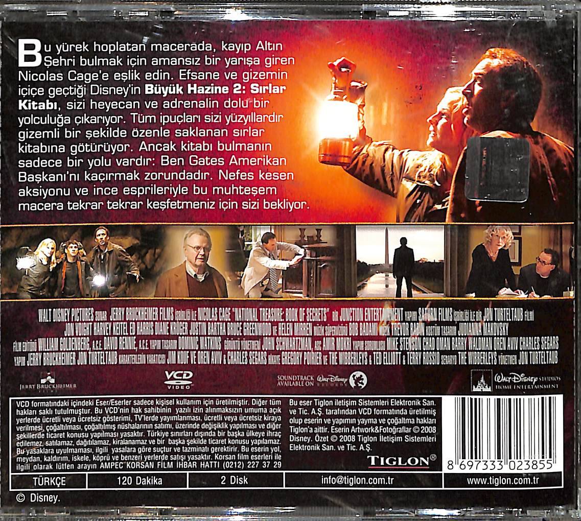 Büyük Hazine 2 Sırlar Kitabı VCD Film VCD27426 - 2
