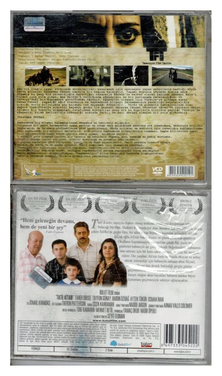 Büyük Oyun Tatil Kitabı 2 Adet VCD Film VCD781 - 2