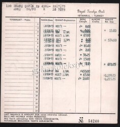 Büyük Trabya Oteli Müşteri Takip Çizelgesi EFM351 - 4