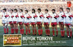 Büyük Türkiye Takım Kadrosu Kartpostal KRT19807 - Gökçekoleksiyon