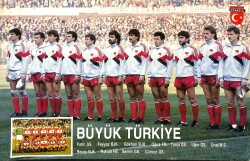 Büyük Türkiye Takım Kadrosu Kartpostal (Orta Boy) KRT19818 - Gökçekoleksiyon