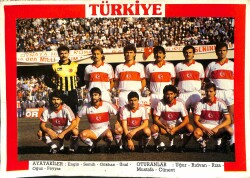 Büyük Türkiye Takım Kadrosu Kartpostal (Orta Boy) KRT19819 - Gökçekoleksiyon