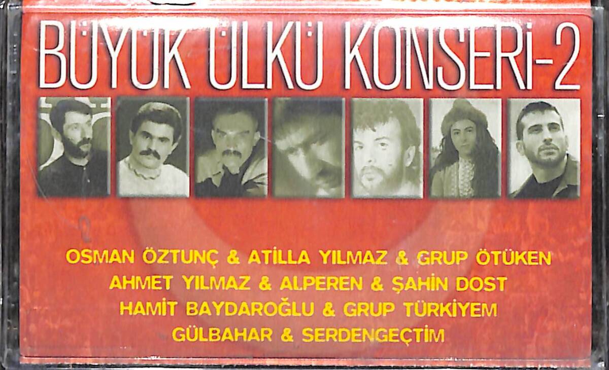 Büyük Ülkü Konseri 2 - Grup Türkiyem, Ahmet Yılmaz, Grup Ötüken, Serdengeçtim Orijinal Kaset (SIFIR) * Selçuklu Müzik - 2001 * KST31192 - 1