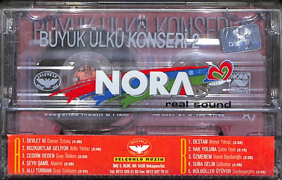 Büyük Ülkü Konseri 2 - Grup Türkiyem, Ahmet Yılmaz, Grup Ötüken, Serdengeçtim Orijinal Kaset (SIFIR) * Selçuklu Müzik - 2001 * KST31192 - 2