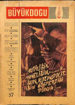 Büyükdoğu Dergisi Sayı57 25 Mayıs 1951 - İnen Nur YazanNecip Fazıl Kısakürek (Orijinal Dönem Baskı) NDR77631 - 1