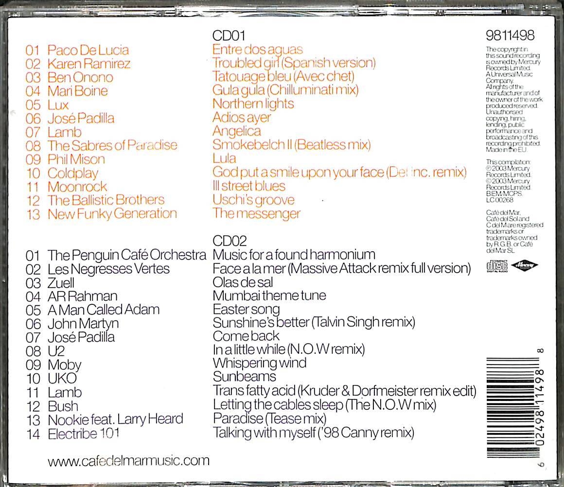 Café Del Mar - The Best Of - Compiled By José Padilla CD (İkinci El) CD4450 - 2