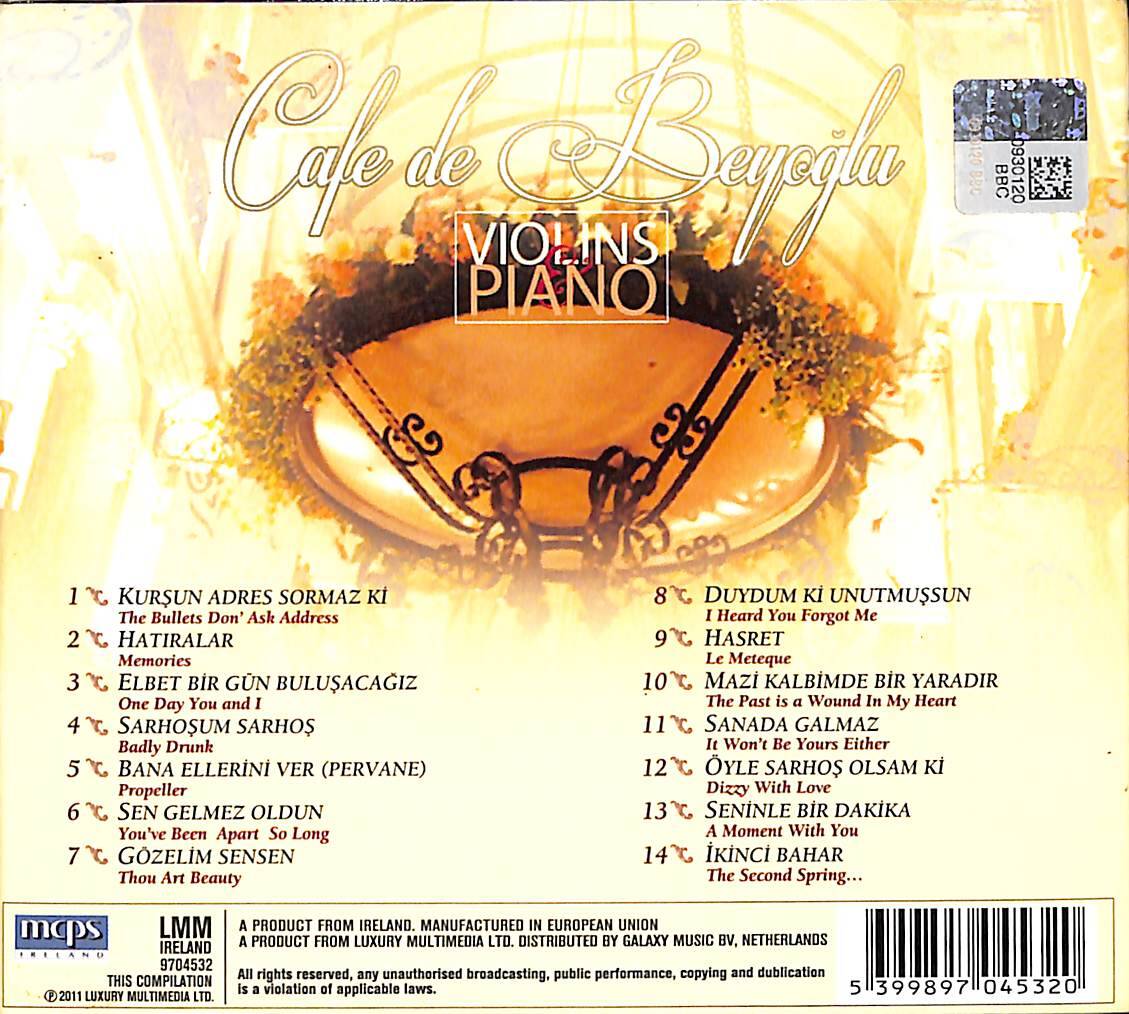 Cafe de Beyoğlu CD (İkinci El) CD5621 - 2