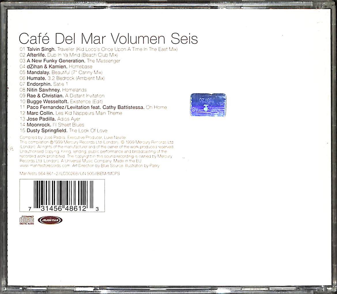 Cafe Del Mar - Volumen Seis CD (İkinci El) CD4684 - 2
