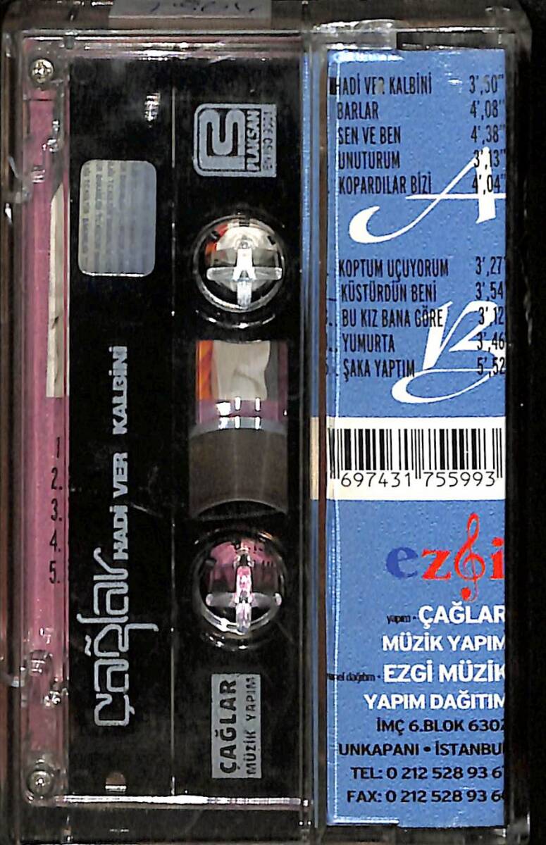 Çağlar - Hadi Ver Kalbini Kaset (İkinci El) KST28351 - 2