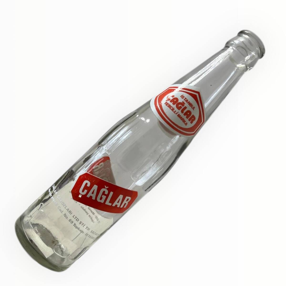 ÇAĞLAR ( İstanbul ) Gazoz Şişesi 25cl Tel 5824699 #CMK1353 - 1