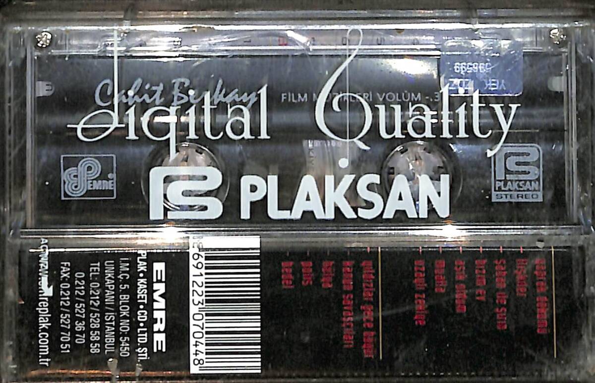 Cahit Berkay - Film Müzikleri Volüm 3 Kaset (Sıfır Kaset) KST29351 - 2