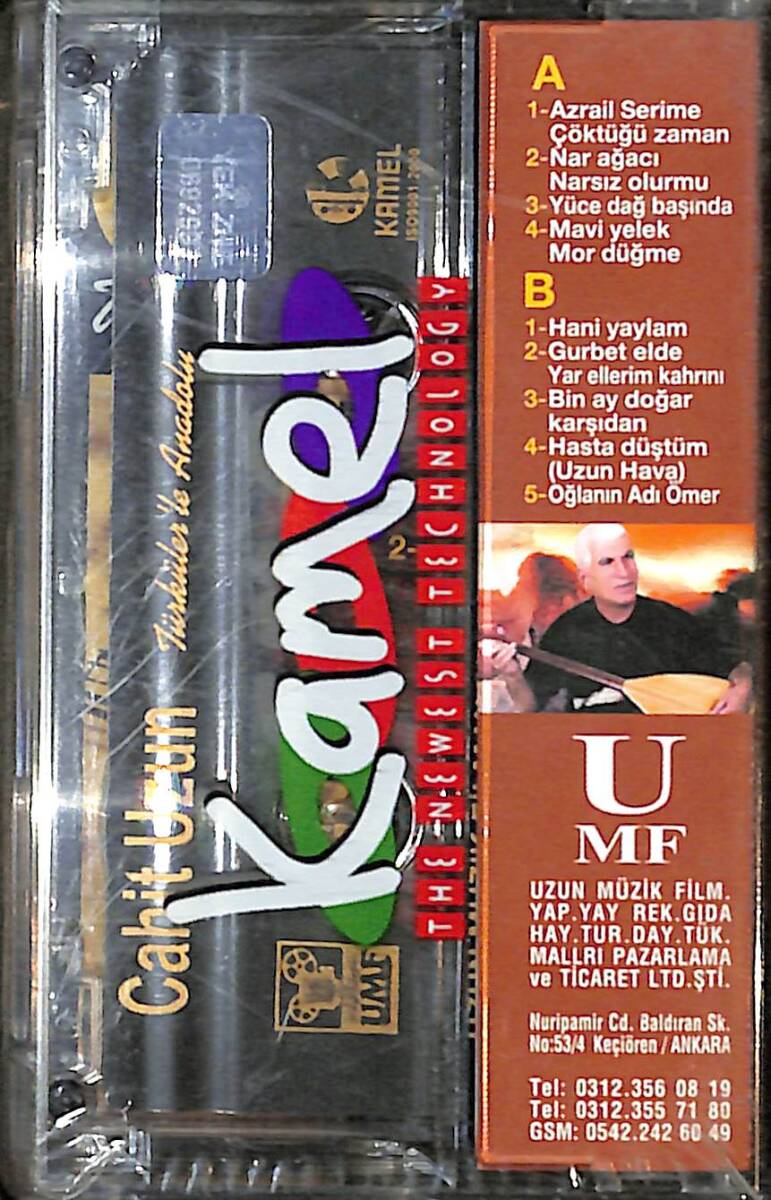 Cahit Uzun Türkülerle Anadolu Kaset (Sıfır Kaset) KST29231 - 2