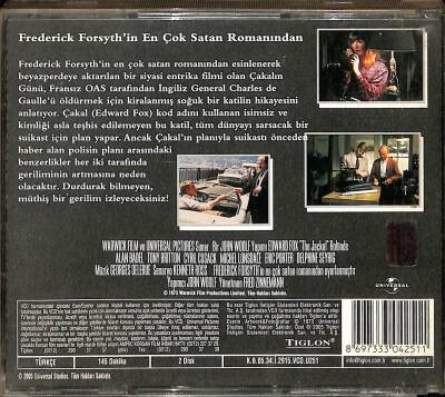 Çakalın Günü VCD Film VCD12155 - 2