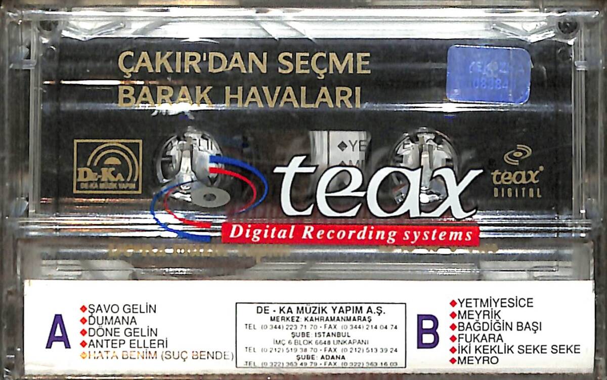 Çakır'dan Seçme Barak Havaları Kaset (Sıfır) KST26798 - 2