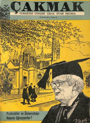 Çakmak - Cumartesi Günleri Çıkar ,Siyasi Mecmua 19 Ocak 1957 Amerikan Üniversiteleri NDR54322 - 1