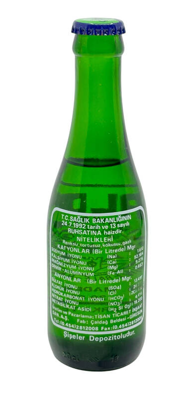 Çaldağ Tabii Maden Suyu Şişesi – Yeşil Cam (Dolu) CMK1070 - 2