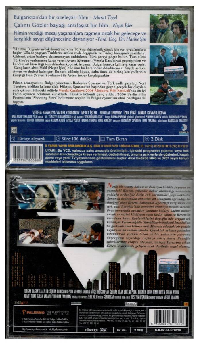 Çalıntı Gözler Anne Ya Da Leyla - 2 Adet VCD Film VCD1227 - 2