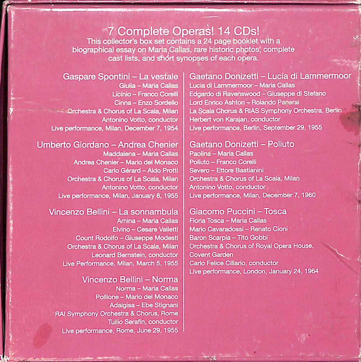 Callas - Legendary Performance CD (İkinci El) CD4873 - 2