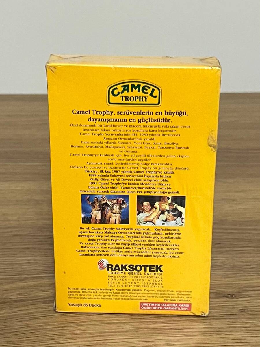 CAMEL TROPHY EFSANESİ- Açılmamış Jelatininde Beta Vidyo Kaset. DVD2833 - 3