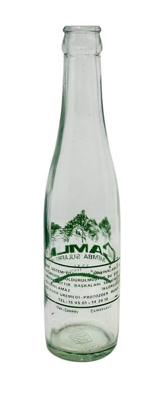 Çamlık Memba Suları Cam Şişe – Şeffaf – Vintage CMK1090 - 2
