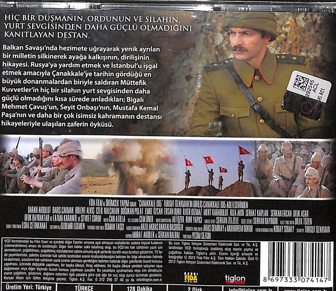 Çanakkale 1915 Orjinal VCD Film ' Turgut Özakman'ın Diriliş 1915 Adlı Eserinden ' VCD28074 - 2