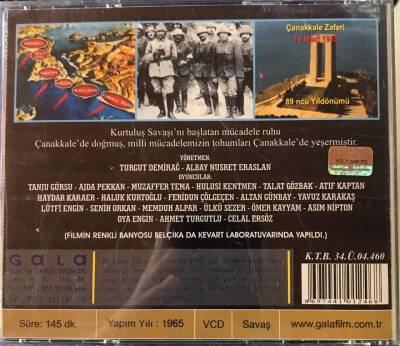 Çanakkale Aslanları (Ajda Pekkan, Hulusi Kentmen) VCD Film VCD11628 - 2