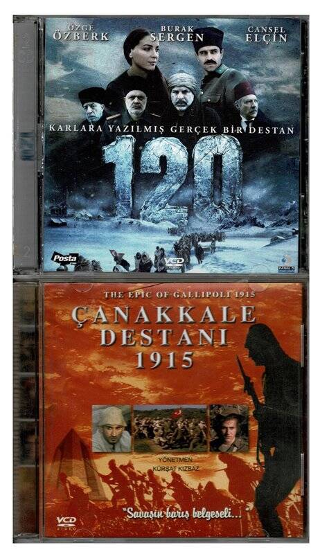Çanakkale Destanı 1915 120 - 2 Adet VCD Film VCD467 - 1