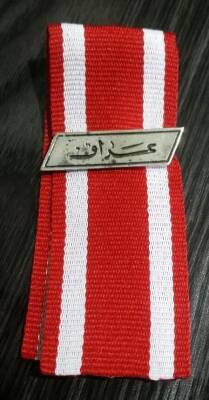 Çanakkale Irak Cephesi Gümüş Madalya Levha ve Kurdelesi MVM403 - 1