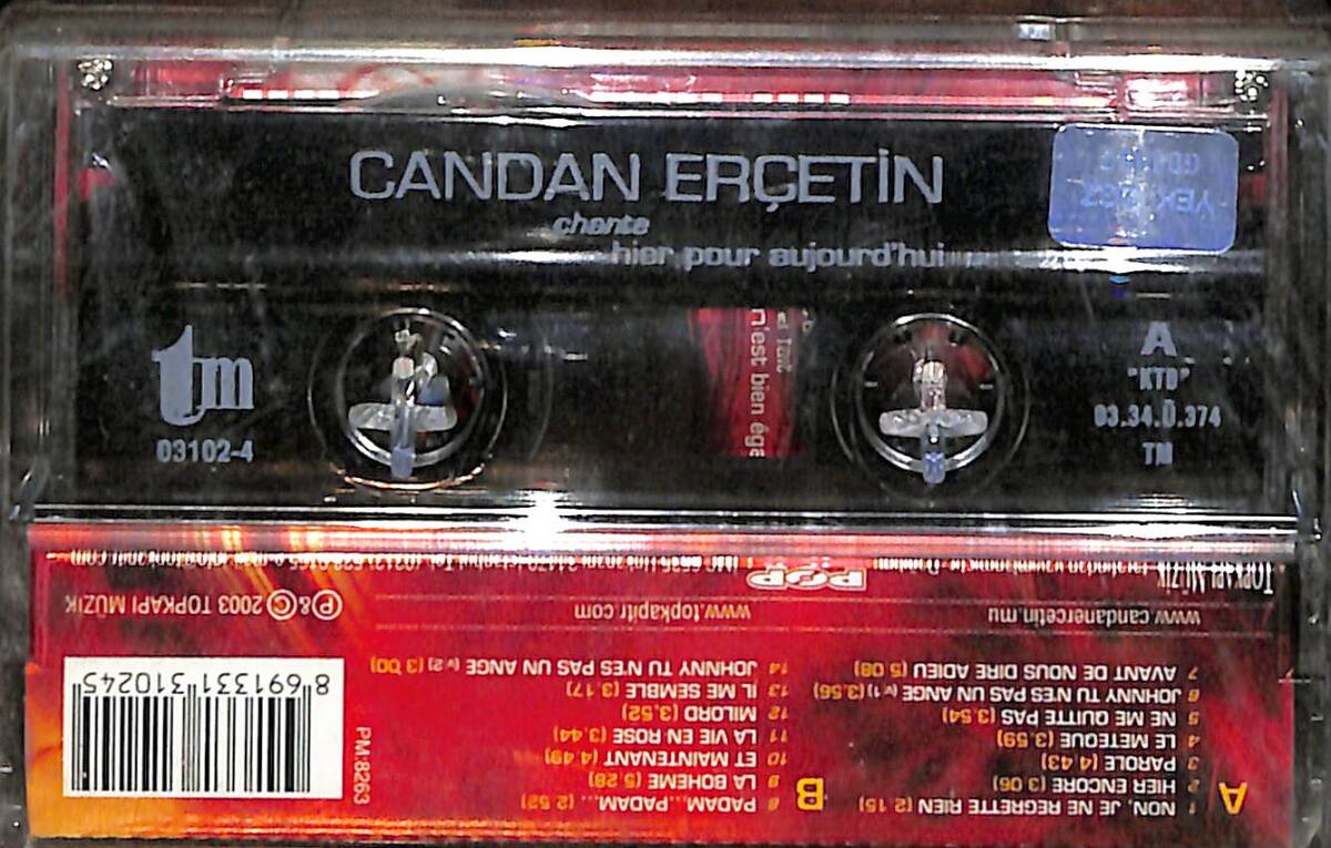 Candan Erçetin - Chante Hier Pour Aujourd'hui Kaset (Sıfır) KST27009 - 2
