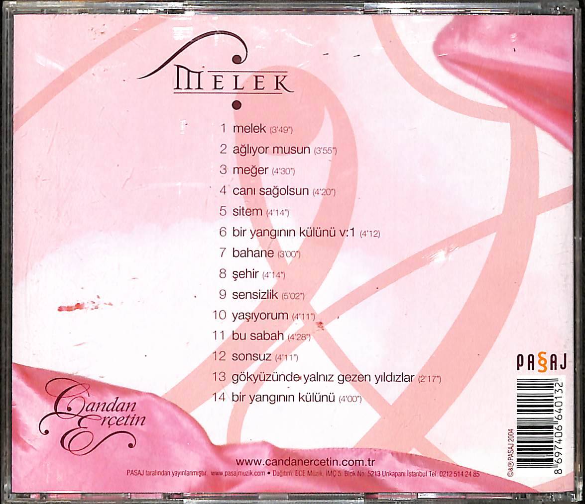 Candan Erçetin - Melek CD (İkinci El) CD4098 - 2
