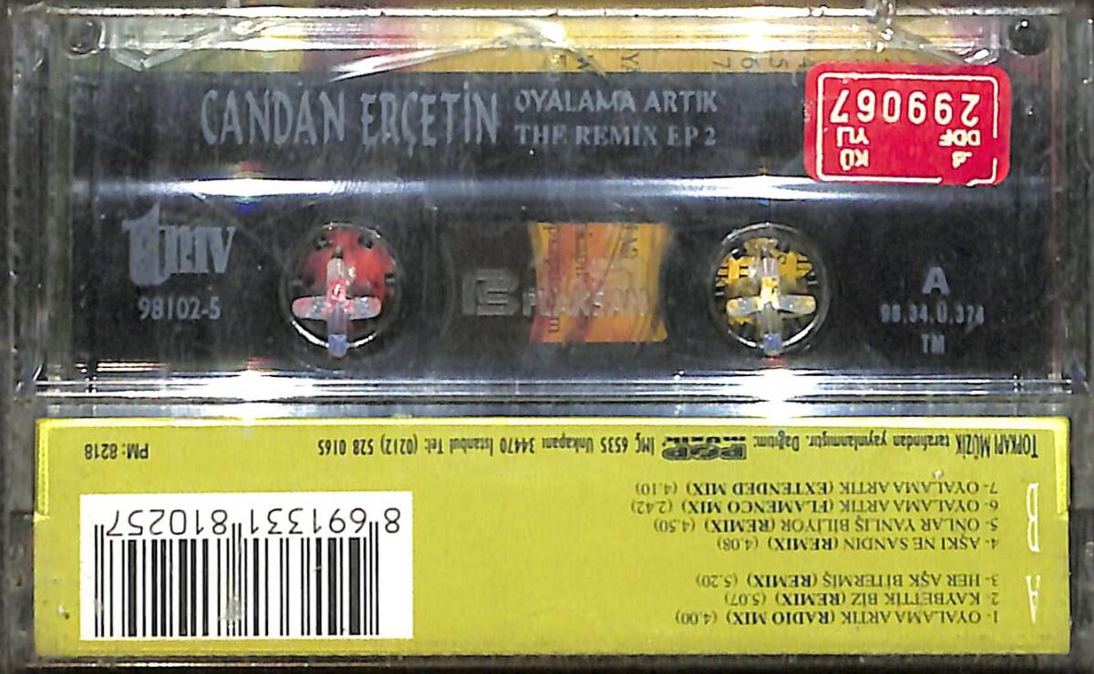 Candan Erçetin - Oyalama Artık (The Remix EP 2) Kaset (Sıfır Kaset) KST29343 - 2