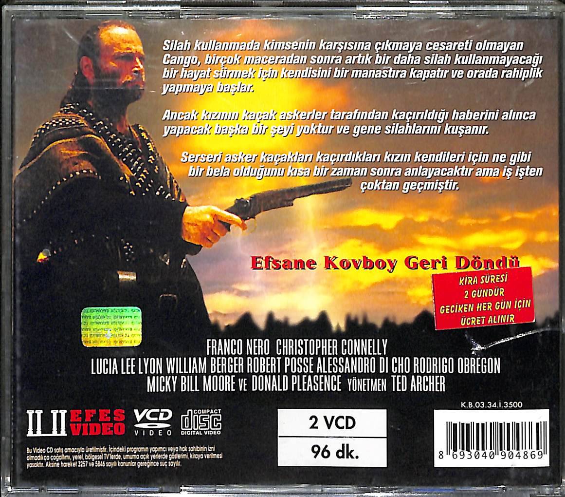 Cango'nun Dönüşü (1987) Orjinal VCD Film ' Franco Nero ' ***ÇOK NADİR FİLM*** VCD28243 - 2
