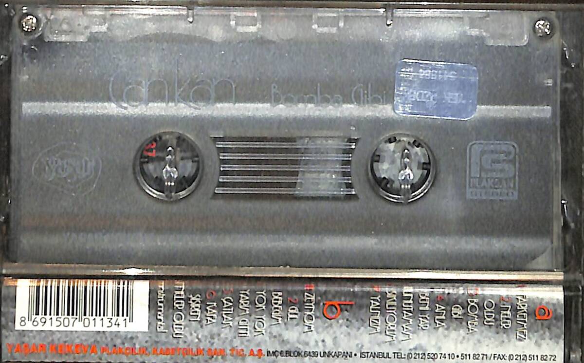 Cankan - Bomba Gibi Kaset (İkinci El) KST29212 - 2