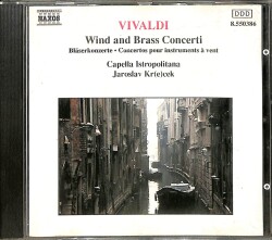 Capella Istropolitana, Jaroslav Kr(e)cek ‎- Wind And Brass Concerti CD (İkinci El) CD4831 - 1