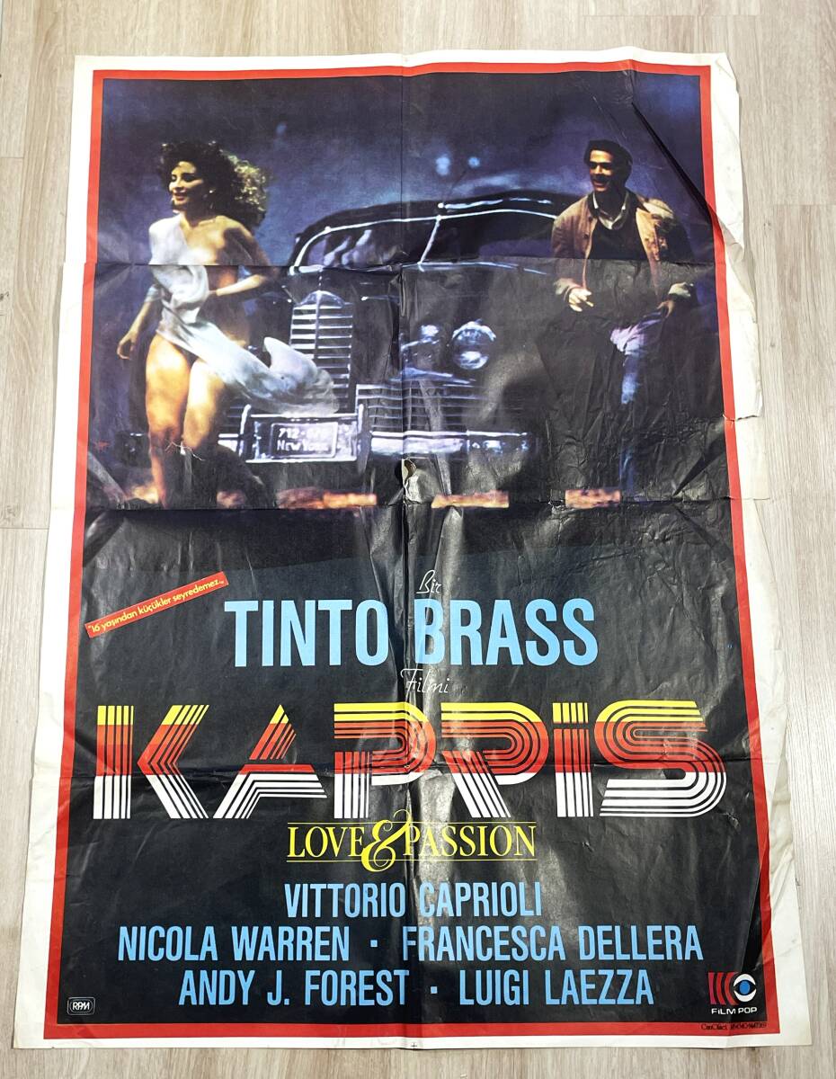 Capriccio - Kapris (1987) Orijinal Dönem Baskı Afiş - Ultra Dev Boy (70x100) - Tinto Brass AFIS35 - 1