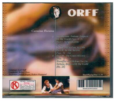 Carl Orff - Carmina Burana CD Müzik (Sıfır Ürün) CD2 - 4